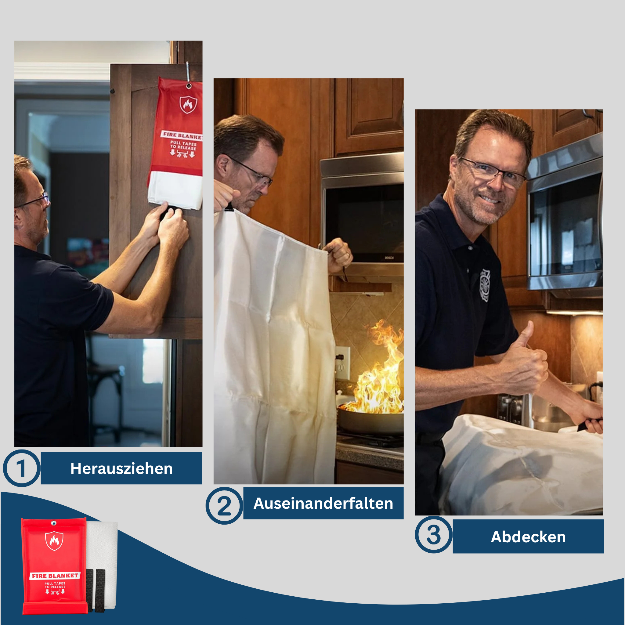 Emergency Fire Safety Blanket for Protection