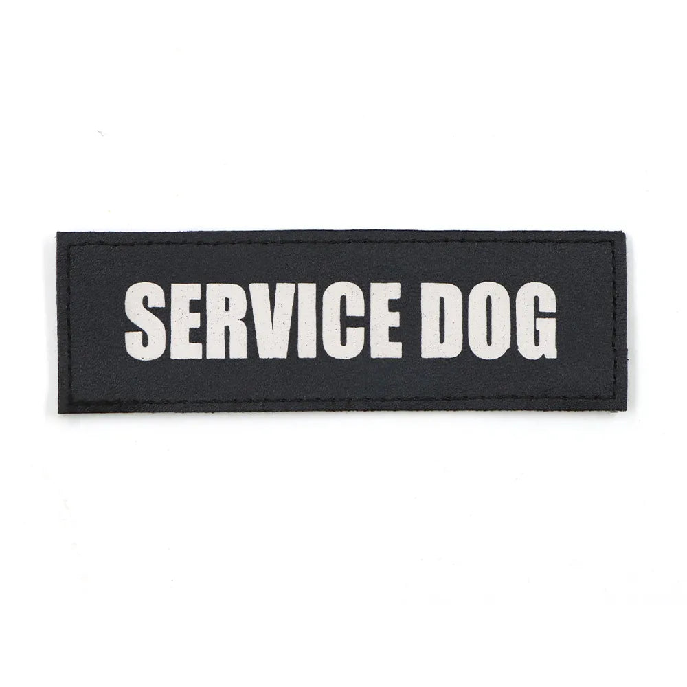 ID Badge Patches for Dog Harness - Hook and Loop Attachments