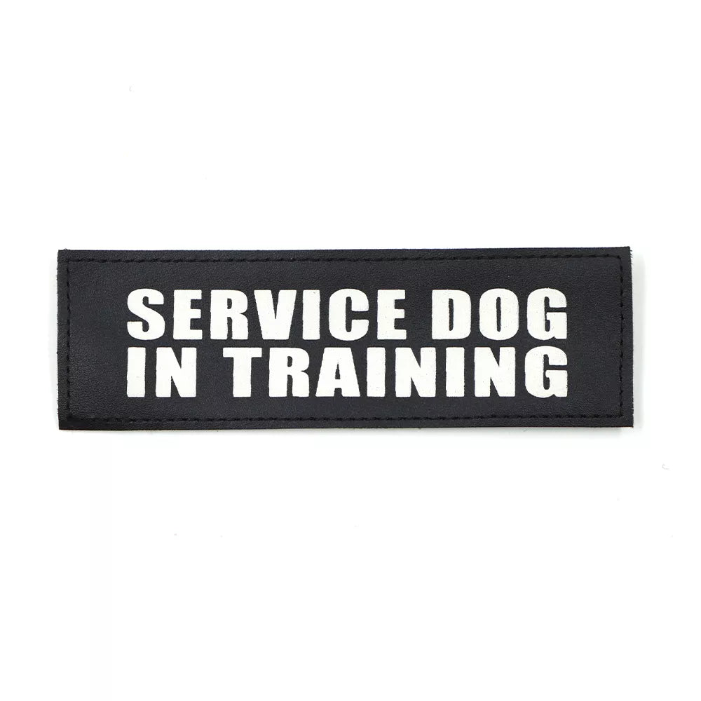 ID Badge Patches for Dog Harness - Hook and Loop Attachments