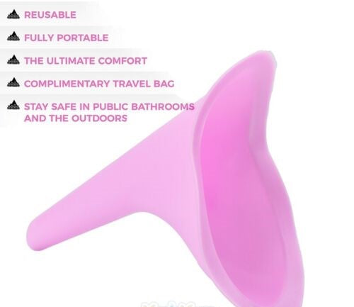 Silicone Urinal Funnel for Women – Reusable Outdoor Solution
