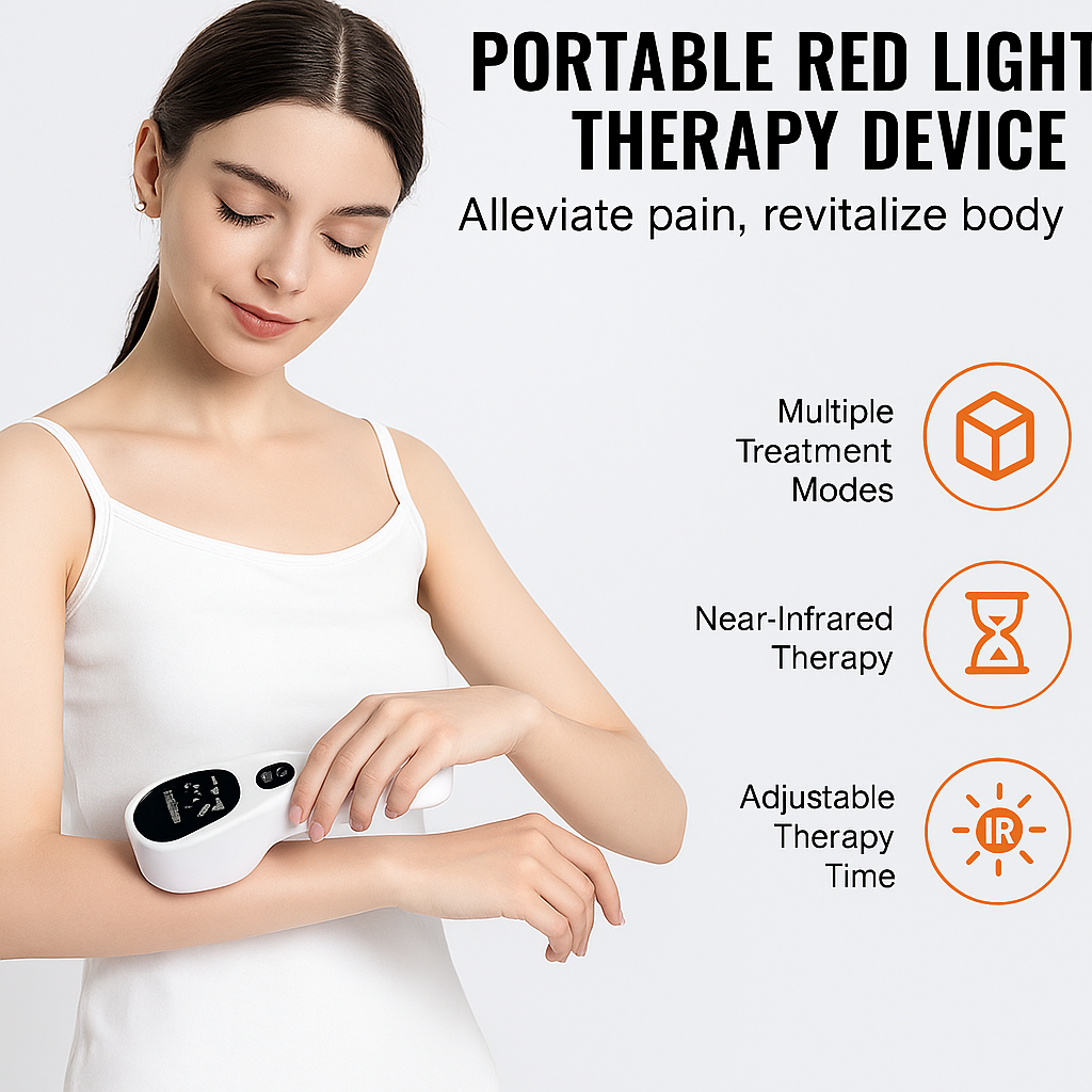 Pain Relief Device with Deep Tissue Red Laser Therapy
