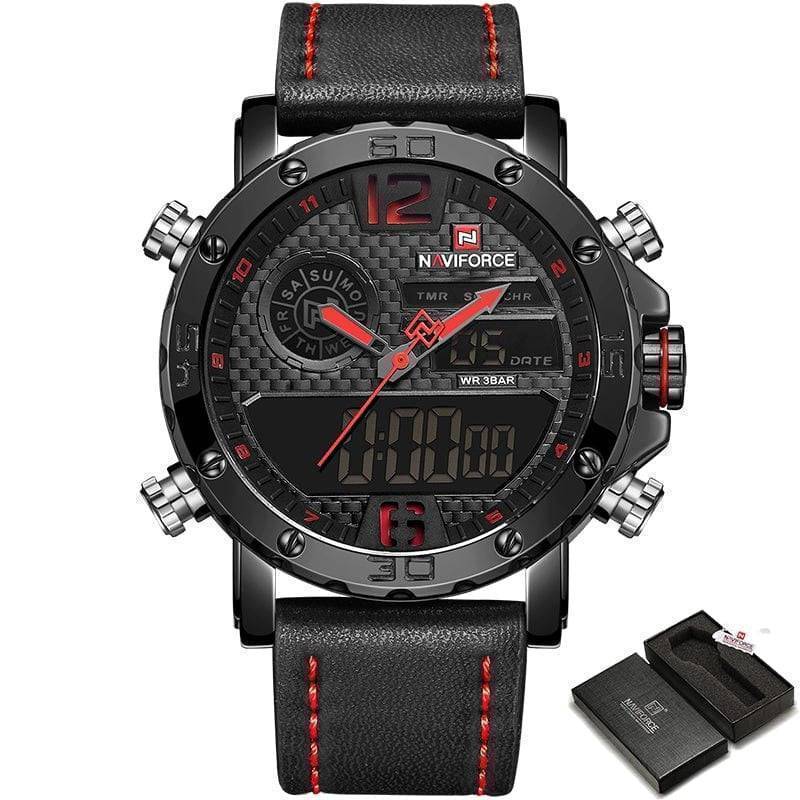 Men's Sport Watch with Dual Displays for Active Lifestyles