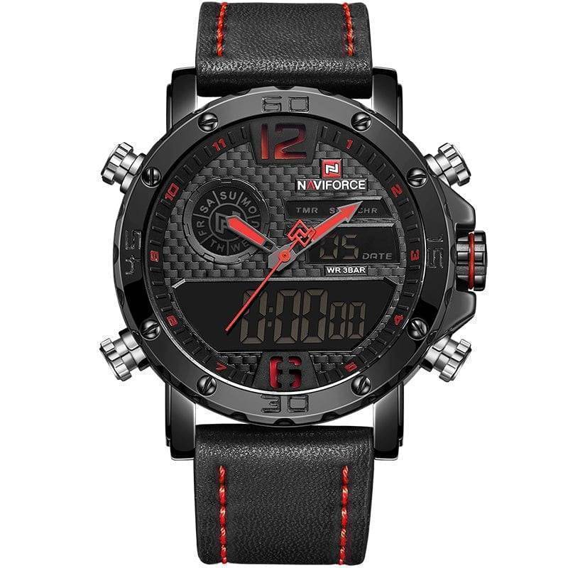 Men's Sport Watch with Dual Displays for Active Lifestyles