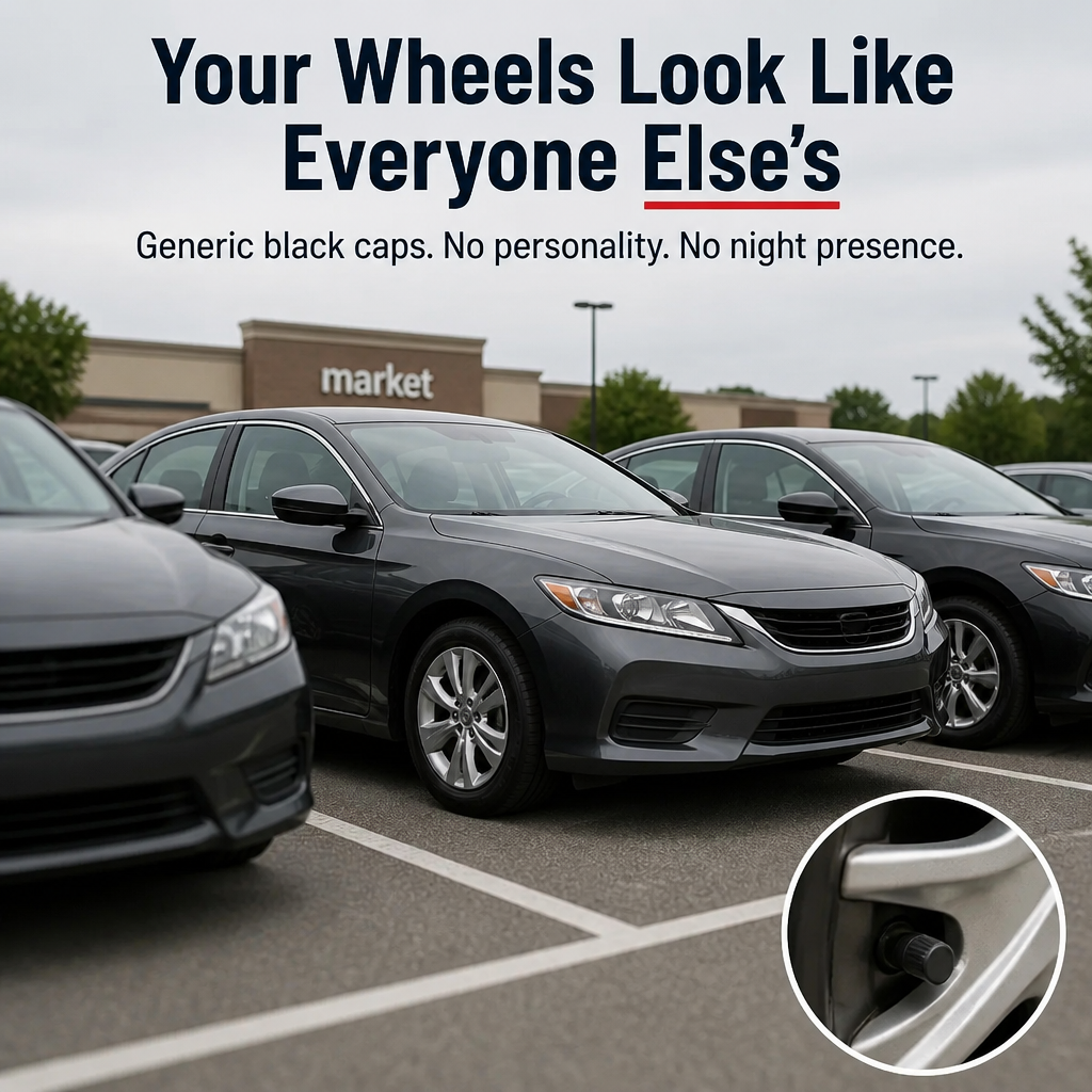 VivaDrive™ — Glow Your Wheels With Your Car's Exact Logo, No Batteries
