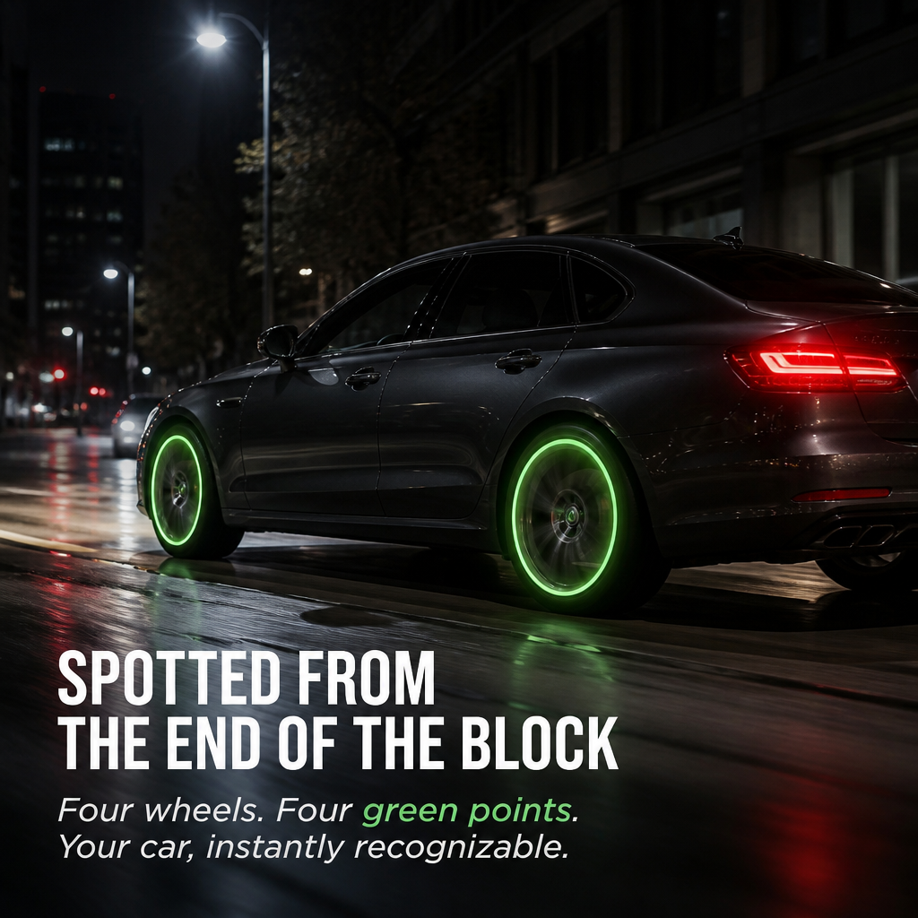 VivaDrive™ — Glow Your Wheels With Your Car's Exact Logo, No Batteries