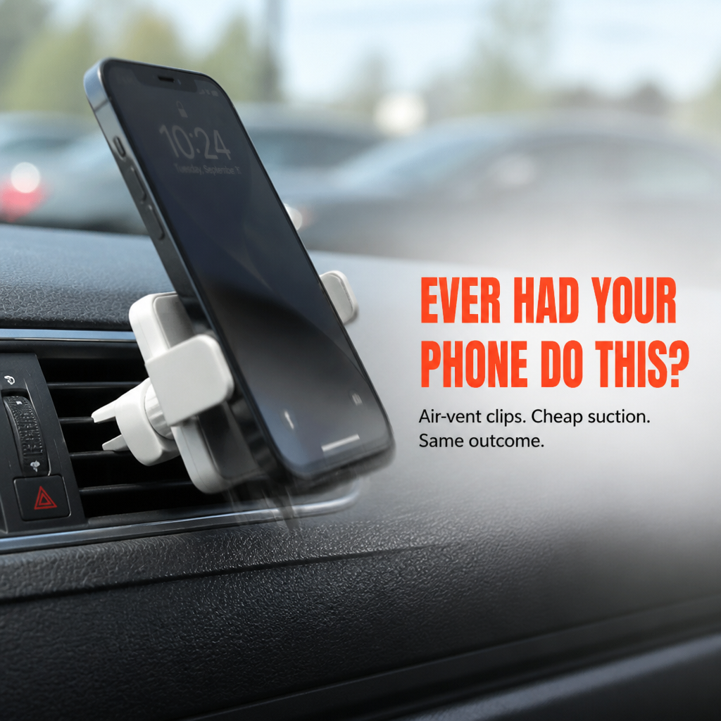LumaRide™ — Mount Your Phone in Seconds with Your Car's Badge | 30-Day Guarantee