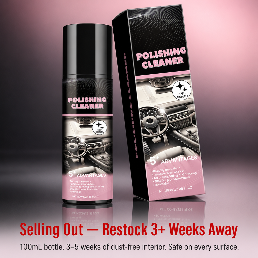 RadianceRide™ — Wipe Faded Plastic, Cracked Leather & Dusty Dash Back to Life