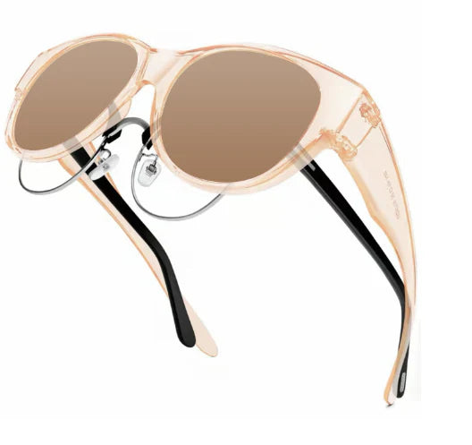 Oversized Cat-Eye Sunglasses with UV400 Polarized Lenses