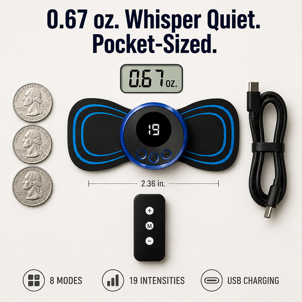 FlexiPulse™ Portable Massager — Melt Away Muscle Tension Anytime for Instant Calm & Energy