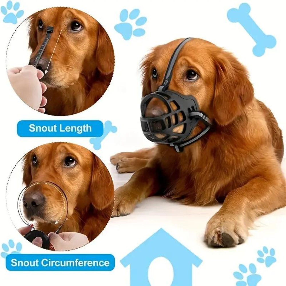 Adjustable Straps Dog Muzzle for Comfortable and Safe Use