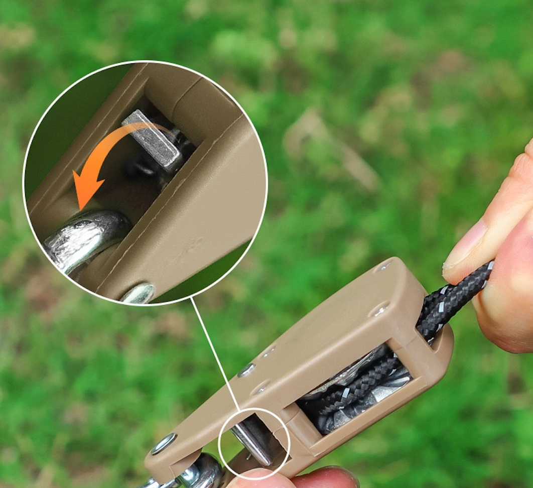 Adjustable Self-Locking Pulley Set of 5
