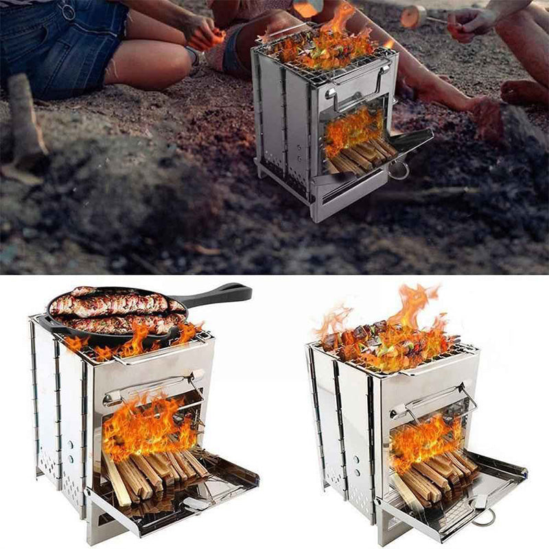 Portable Folding BBQ Grill for Camping