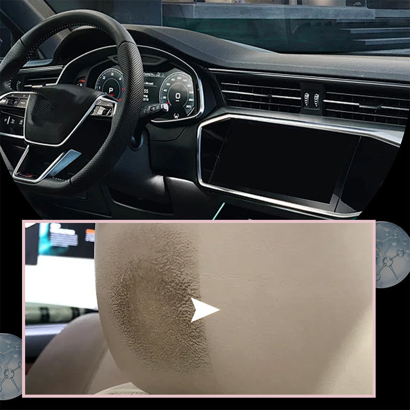 Stain remover and polisher for car interiors