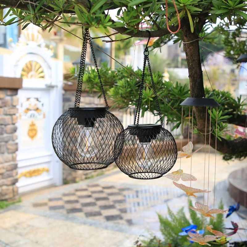 Metal Retro Sollyktor for Garden Use