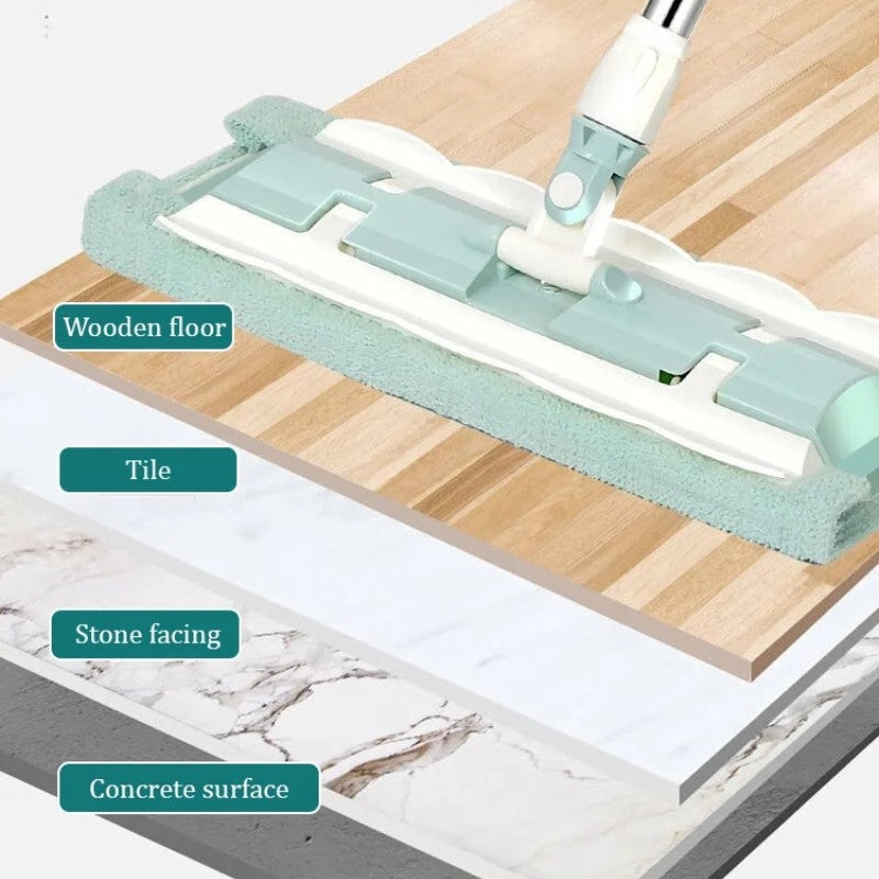 Telescopic Mop with Microfiber Cloth for Floor Cleaning