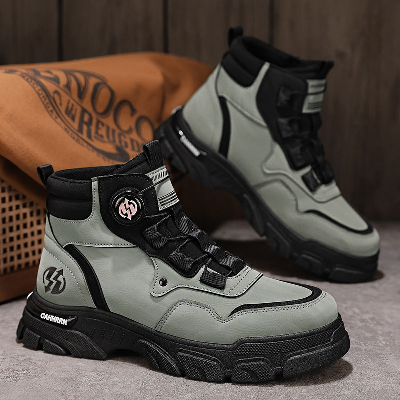 Adjustable Work-Style Shoes – Sturdy Fit in 2 Seconds