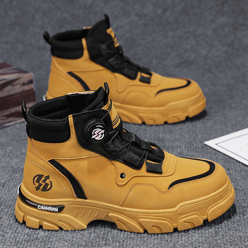 Adjustable Work-Style Shoes – Sturdy Fit in 2 Seconds