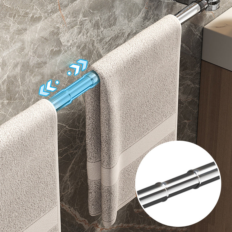 Stylish Towel Storage Solution – No Drilling Required