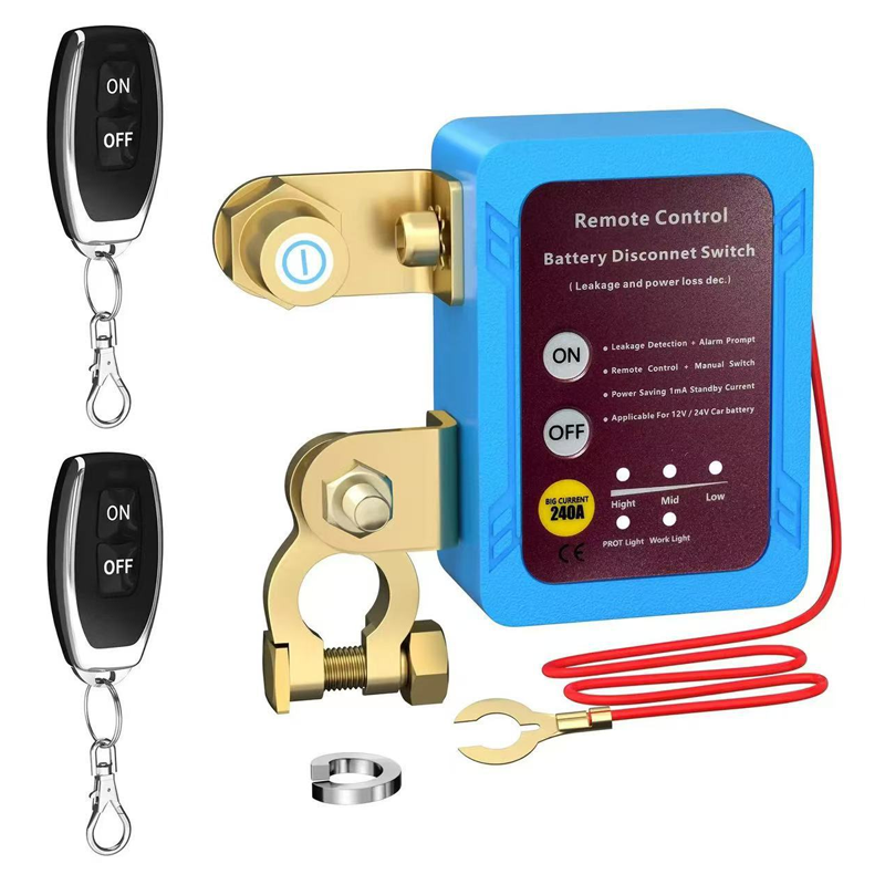 Remote-Controlled Battery Disconnect Switch for Vehicles