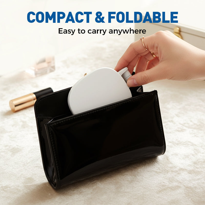 3-in-1 Selfie Light with Mirror and Smartphone Holder