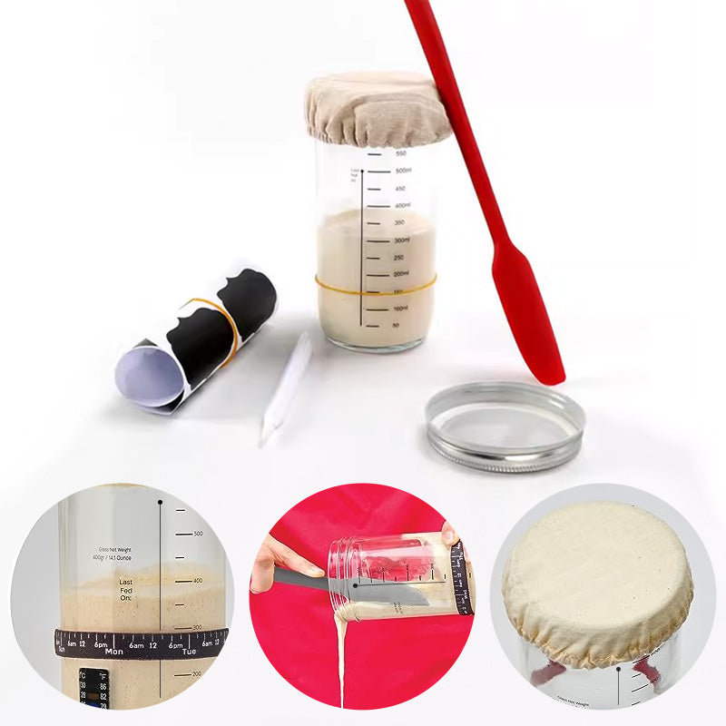 Sourdough Starter Kit for Effortless Baking of Artisan Bread