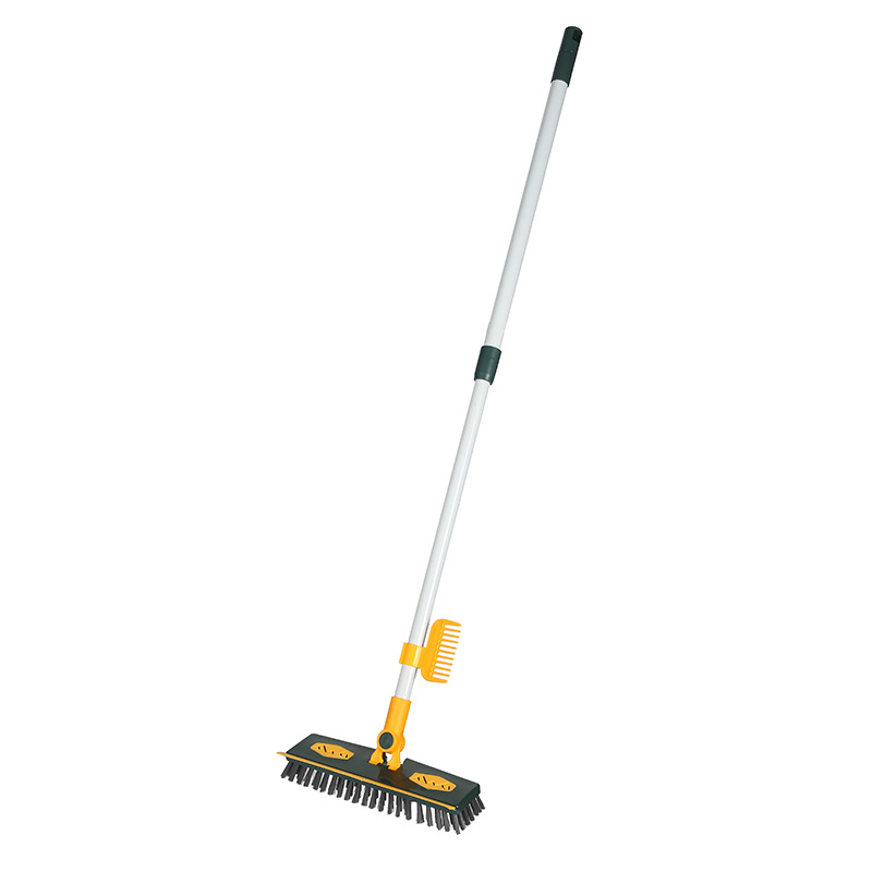 2-in-1 Floor Scrubber for Effortless Shine and Corner Cleaning