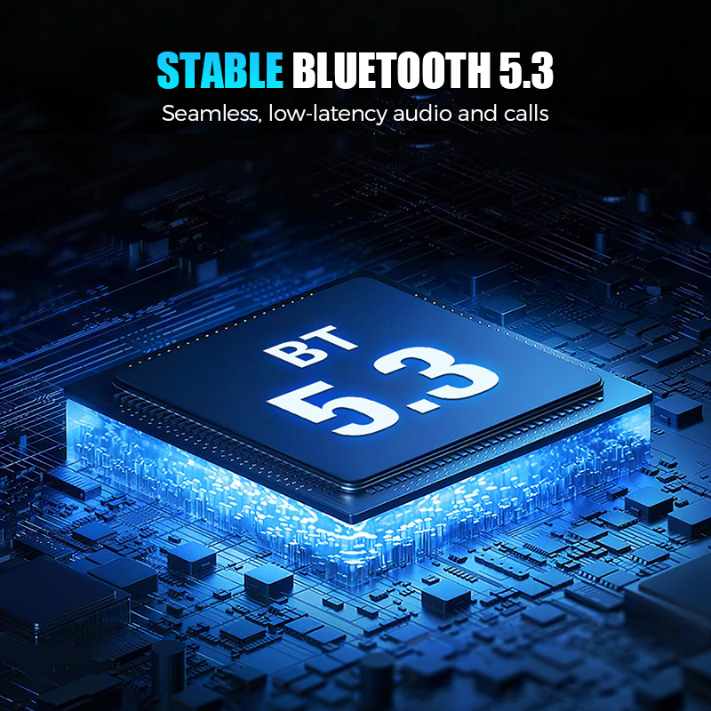 Bluetooth 5.3 FM Transmitter for Car with Dual USB Ports