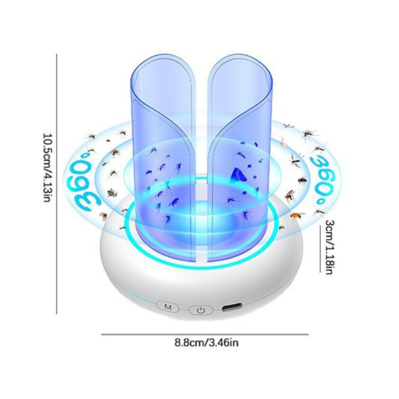 360° UV LED Mosquito Trap with RGB Lighting
