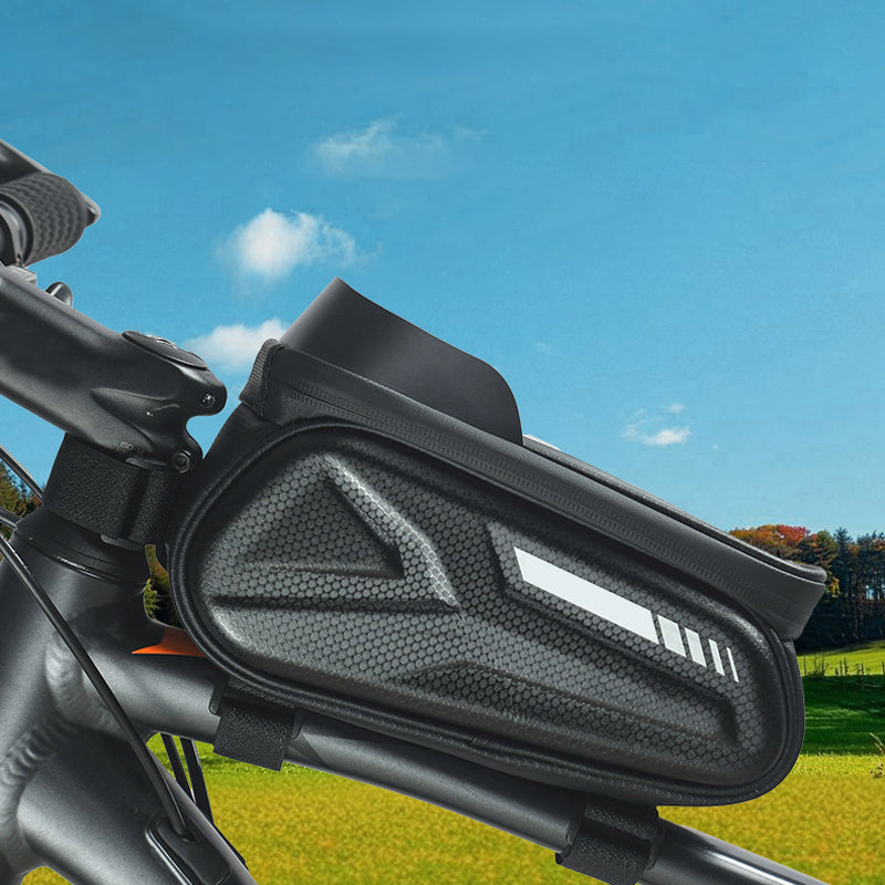 Waterproof Bicycle Frame Bag with Phone Holder