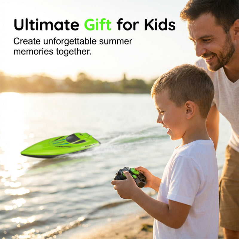 RC Racing Boat with 2.4 GHz Remote Control