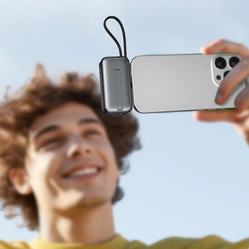 3-in-1 Magnetic Power Bank with Wireless Charging Capability