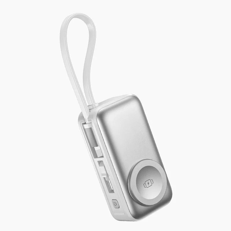 3-in-1 Magnetic Power Bank with Wireless Charging Capability