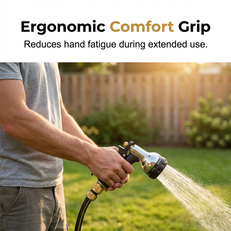 High-Pressure Metal Garden Hose Spray Gun
