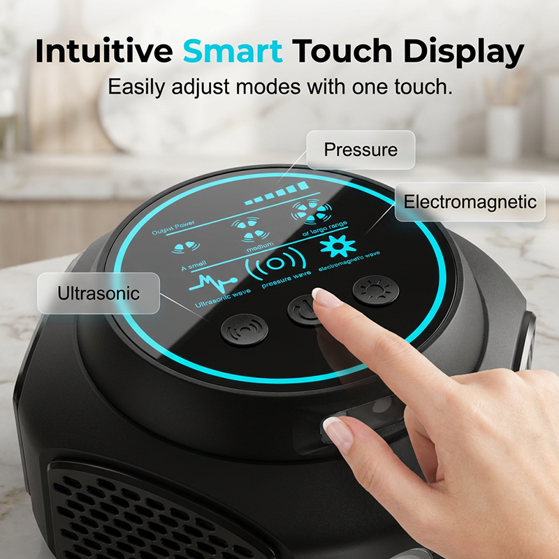 Ultrasonic Pest Repeller with Touchscreen Display