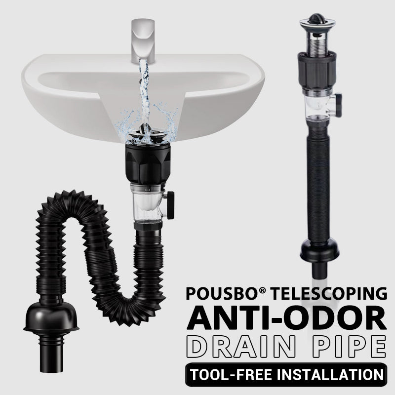 Telescope Drain Pipe with Odor Trap