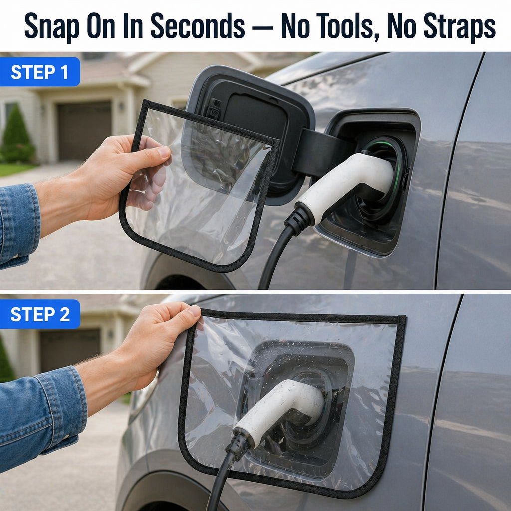 RamoraEdge™ — Keep Your EV Charging Port Bone-Dry in Any Weather
