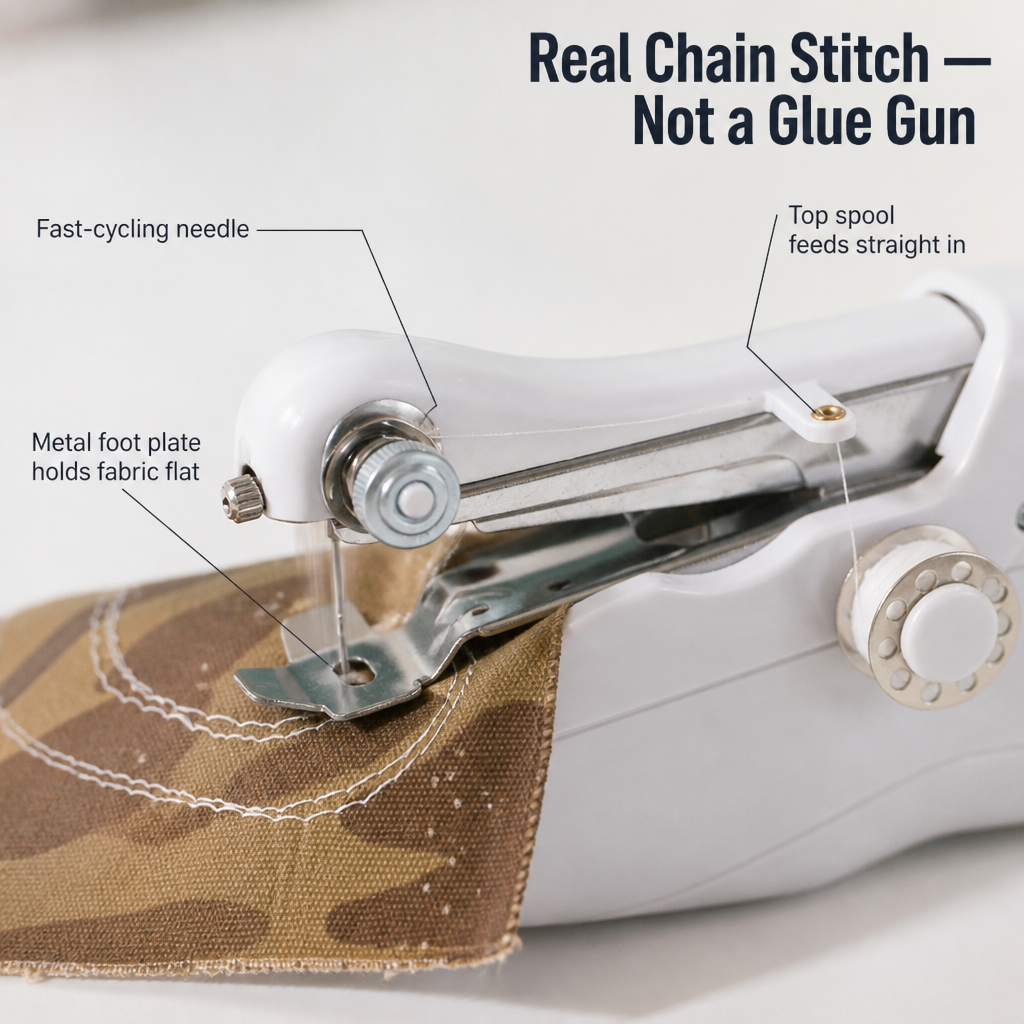 StitchLite™ — Mend Hems, Patches & Tears In Under A Minute