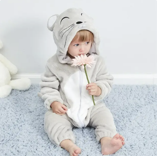 Cozy Fleece Jumpsuit for Infants