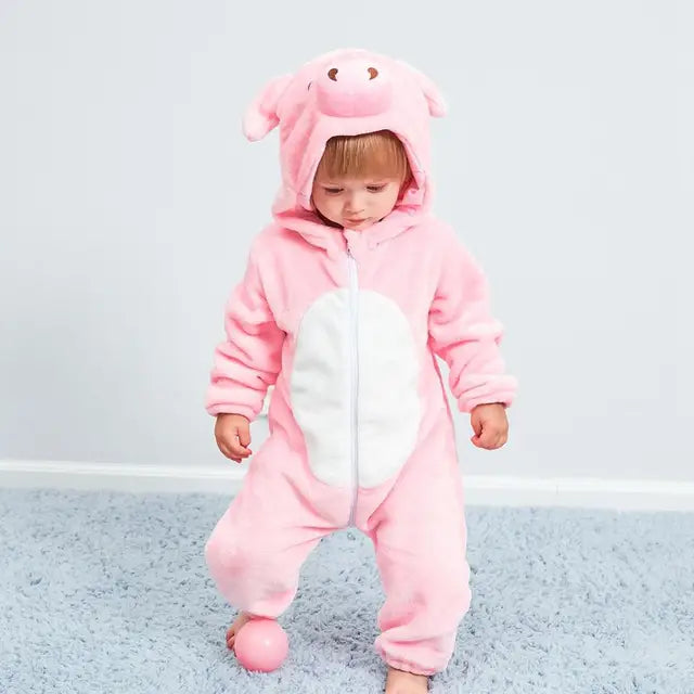 Cozy Fleece Jumpsuit for Infants