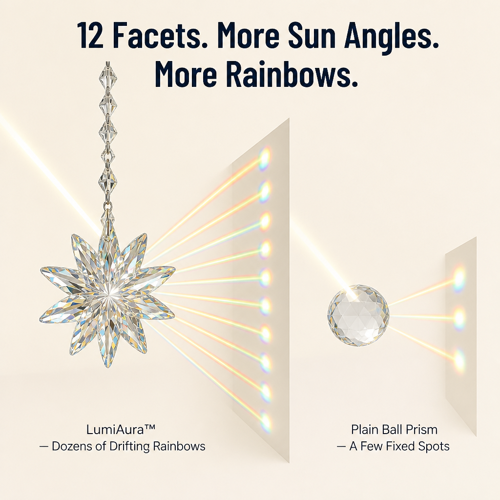 LumiAura™ — Turn Any Window Into a Daily Rainbow Light Show