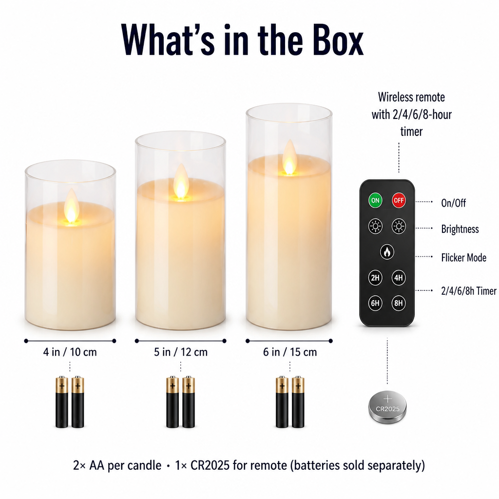 LumenaFlicker™ — Glow Like Real Candles Without the Fire, Mess, or Worry