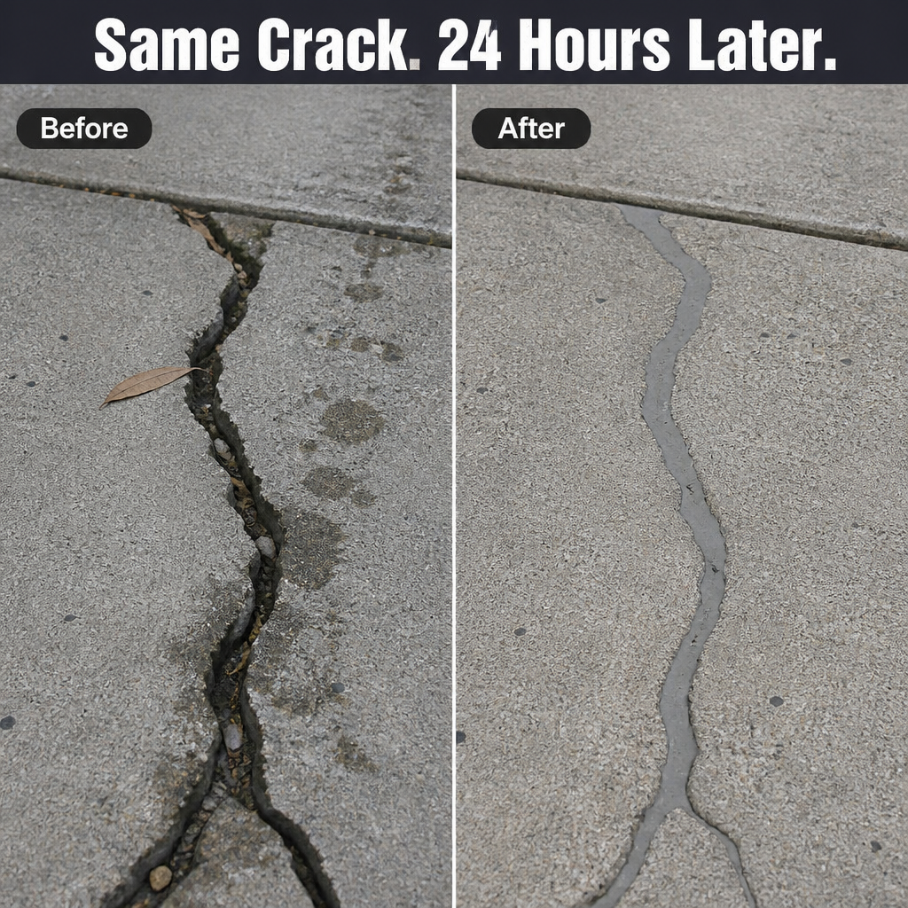 CrackVault™ — Fill, Seal & Waterproof Concrete Cracks In Under 10 Minutes
