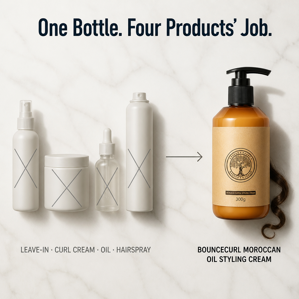 BounceCurl™ — Replace 4 Curl Products With One Pump For 78-Hour Hold