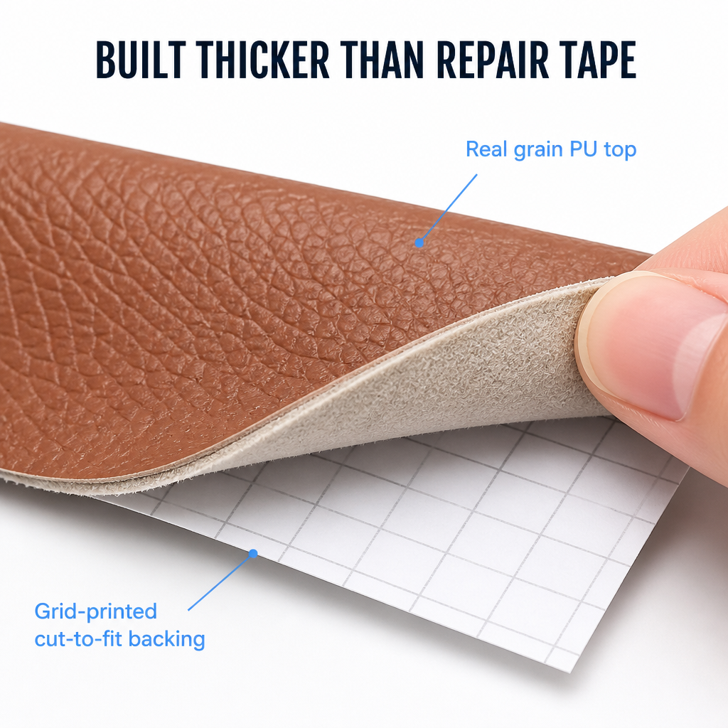 PatchPerfect™ — Cover Peeling Couches, Worn Car Seats & Cracked Leather in Minutes