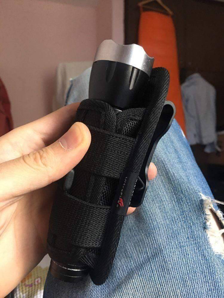 360-Degree Rotating Holster for Tactical Flashlights