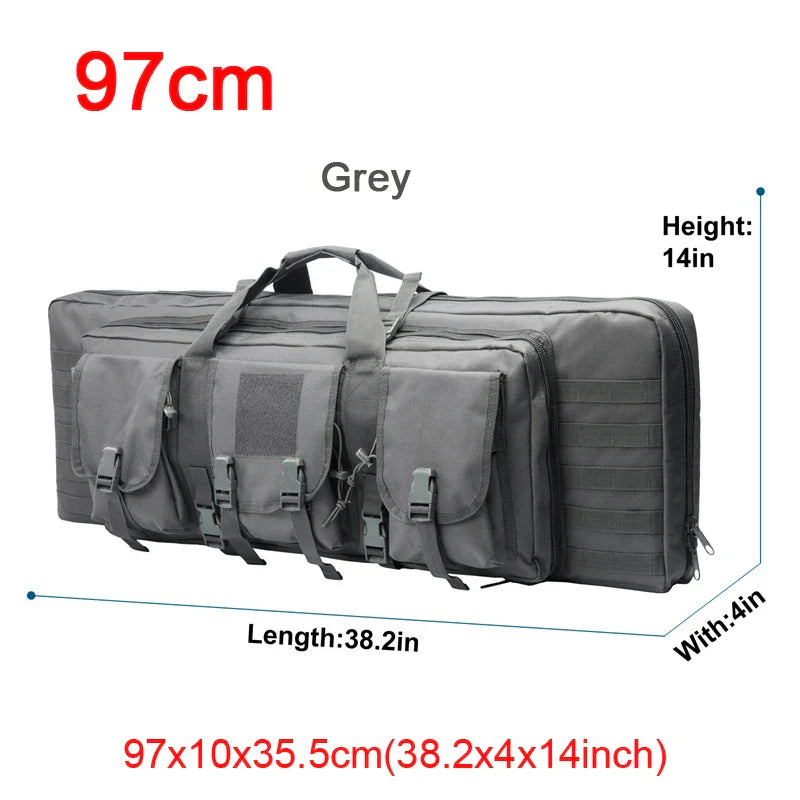 Gun Case and Tactical Backpack for Two Rifles