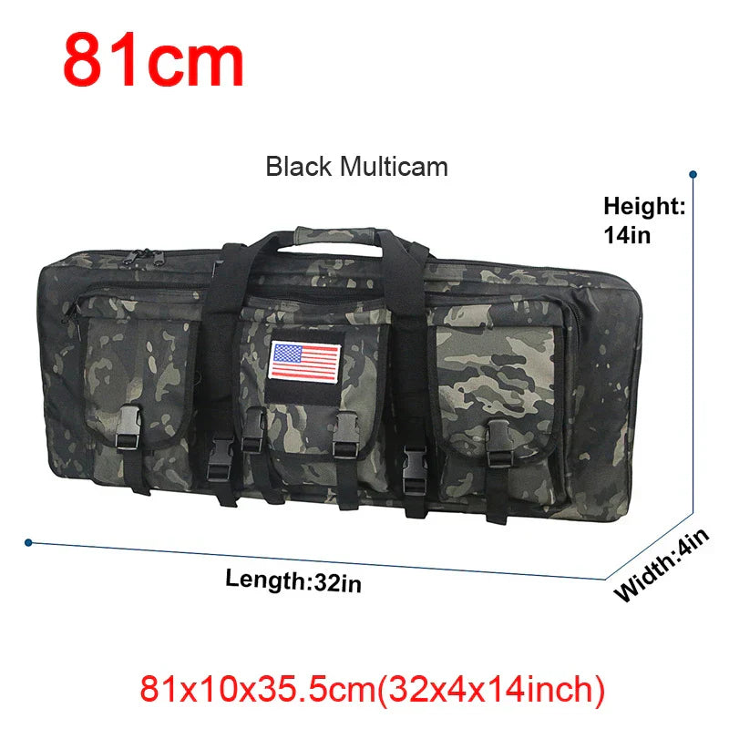 Gun Case and Tactical Backpack for Two Rifles