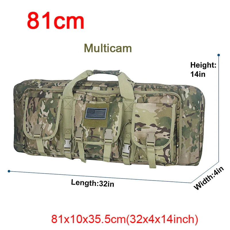 Gun Case and Tactical Backpack for Two Rifles