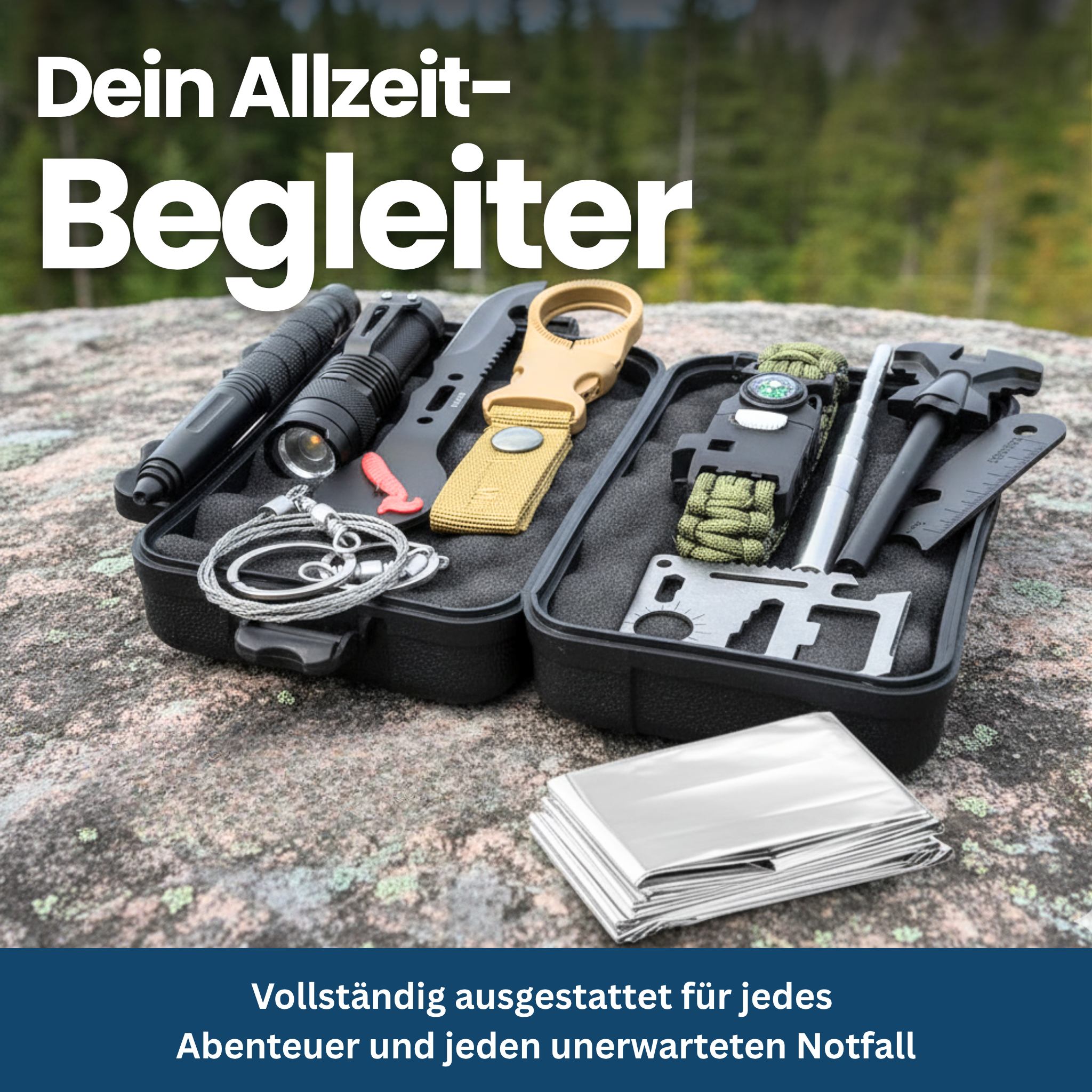 Survival Kit for Emergency Situations – Tactical Gear Included