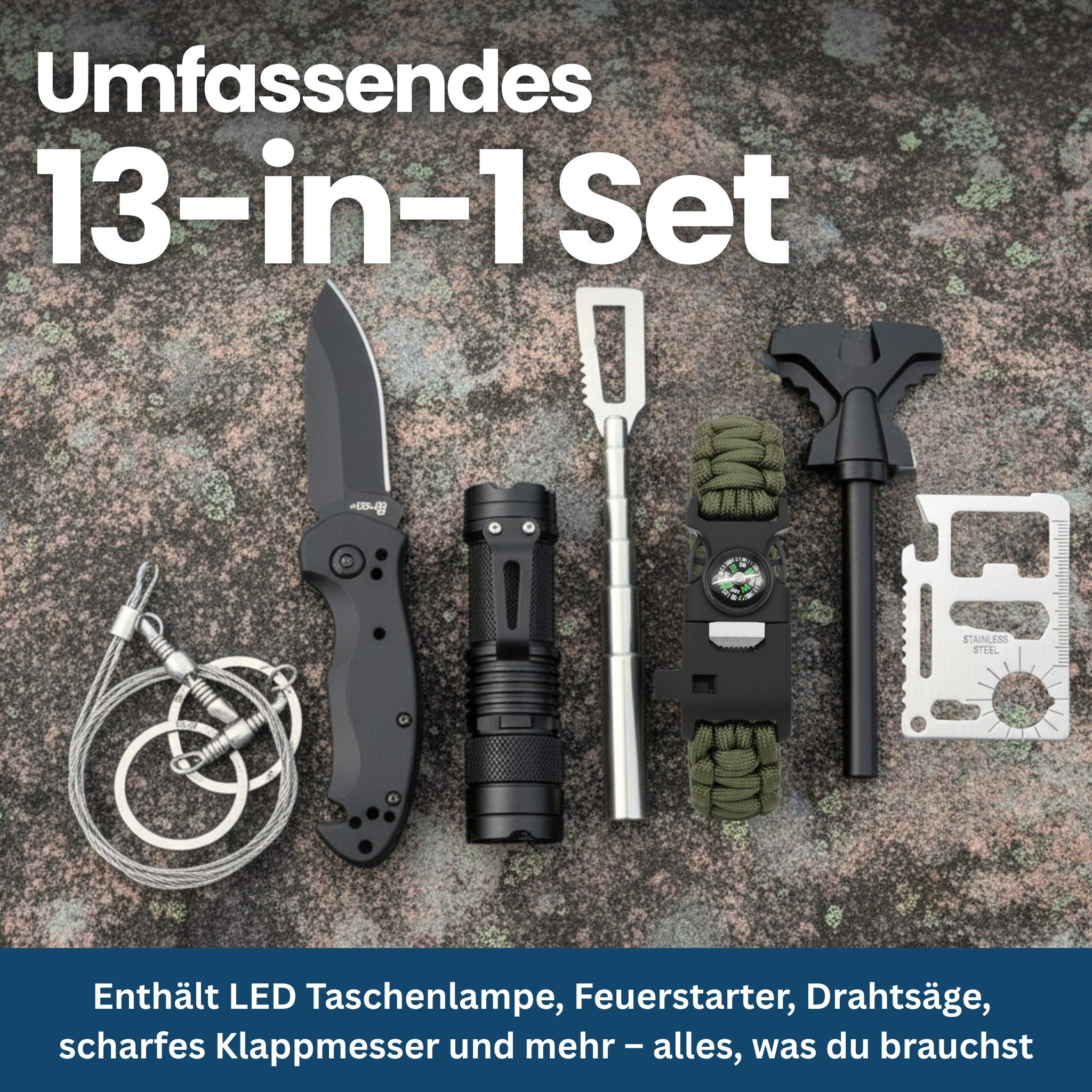 Survival Kit for Emergency Situations – Tactical Gear Included
